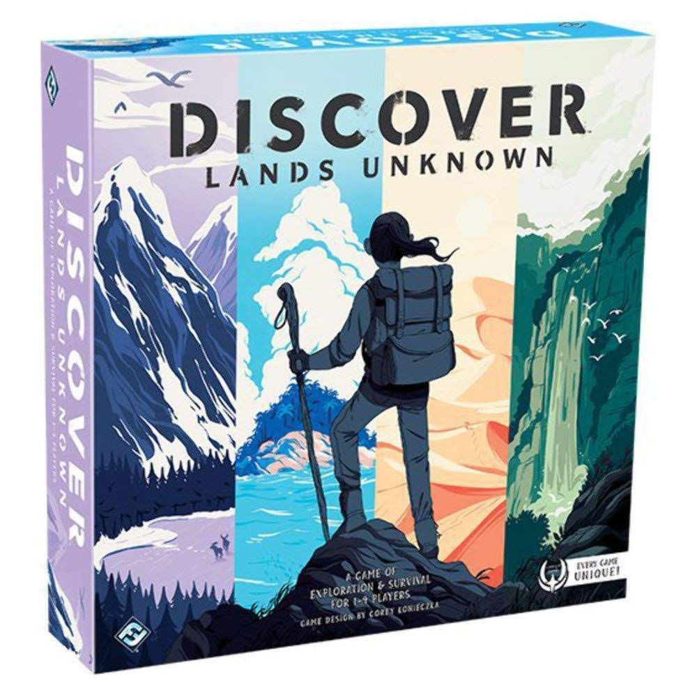 Fantasy Flight Games FFGDSC01 Discover: Lands Unknown, Mixed Colours