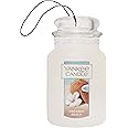 Yankee Candle Paper Car Jar Air Freshener for Long Lasting Fragrance (Coconut Beach, 1 Pack)