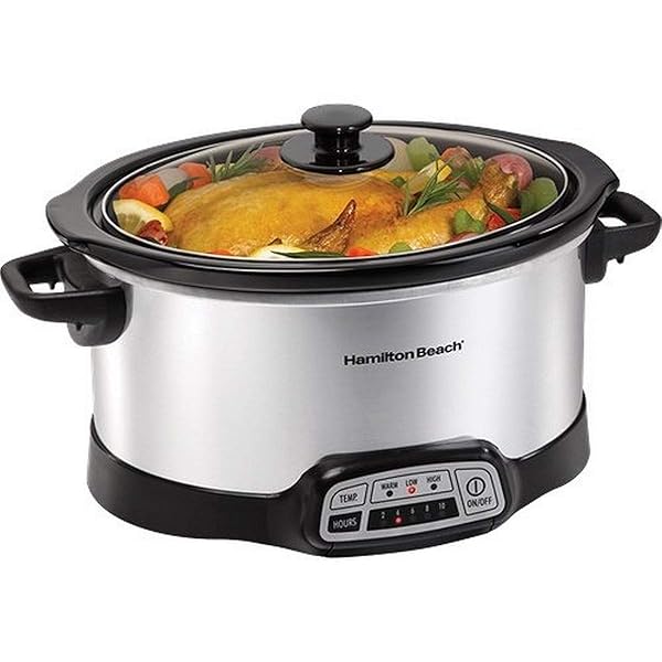 HAMILTON BEACH 6-9 QUARTS PROGAMABLE SLOW COOKER
