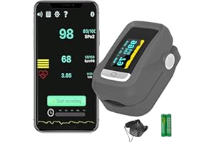 Finger Pulse Oximeter Blood Oxygen Monitor OLED display For Adults and Children, Household Blood and Oxygen Machine | Free Mo
