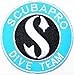 SCUBAPRO DIVE TEAM Logo Scoba Diving Suit Jacket Patch Sew Iron on Embroidered Badge CustomD