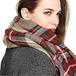 Women's Plaid Tartan Grids Checked Winter Blanket Shawl Wrap