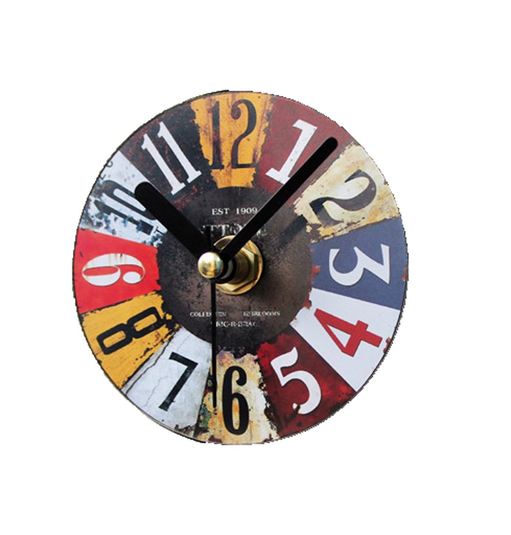 Hxfbyqrjh Nevera Reloj Retro Antiguo Refrigerador Reloj De Pared ...