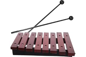Beaupretty 8-note Wooden Xylophone for Kids Early Music Education Percussion Toy Mallets Suitable for Toddlers and Children