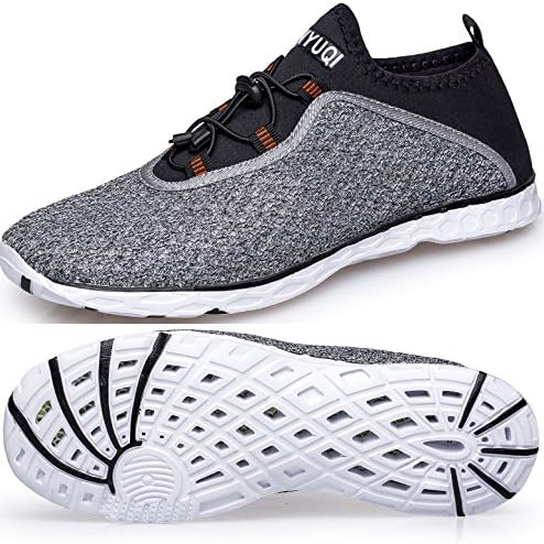 TIANYUQI Men's Mesh Slip On Water Shoes