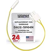 Replacement for Samsung DA32-10104N Refrigerator Temperature Sensor | 24 Month Warranty, USA Business, Replaces DA32-10104V, Fits Samsung French Door &amp; Side-by-Side Fridges, Fixes 5E/SE Error