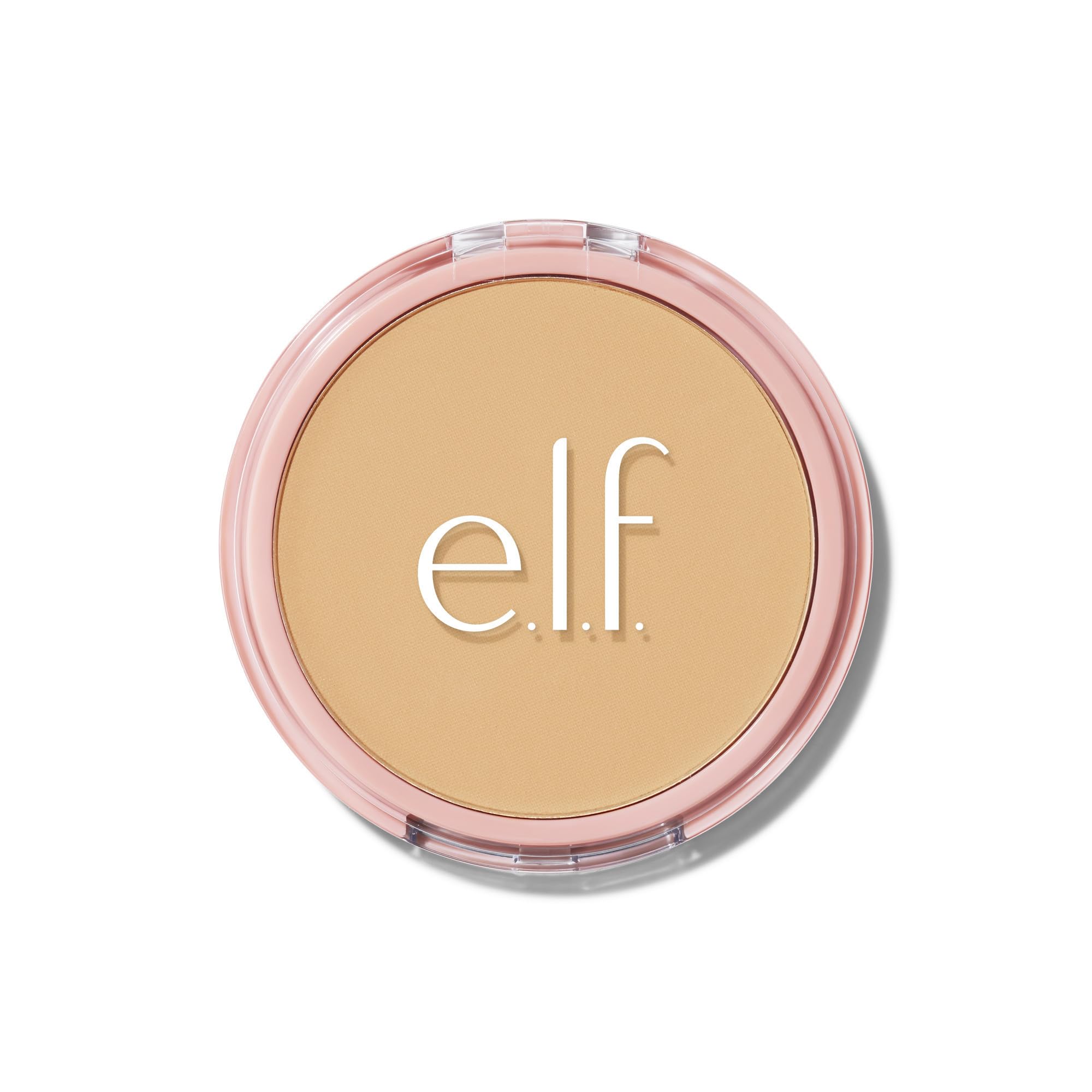e.l.f. Halo Glow Powder Filter, Pressed Finishing Powder, Buildable Coverage, Crease-Resistant, Blurs the Appearance of Pores, With Velour Puff and Mirror, Vegan & Cruelty-Free, Light Warm