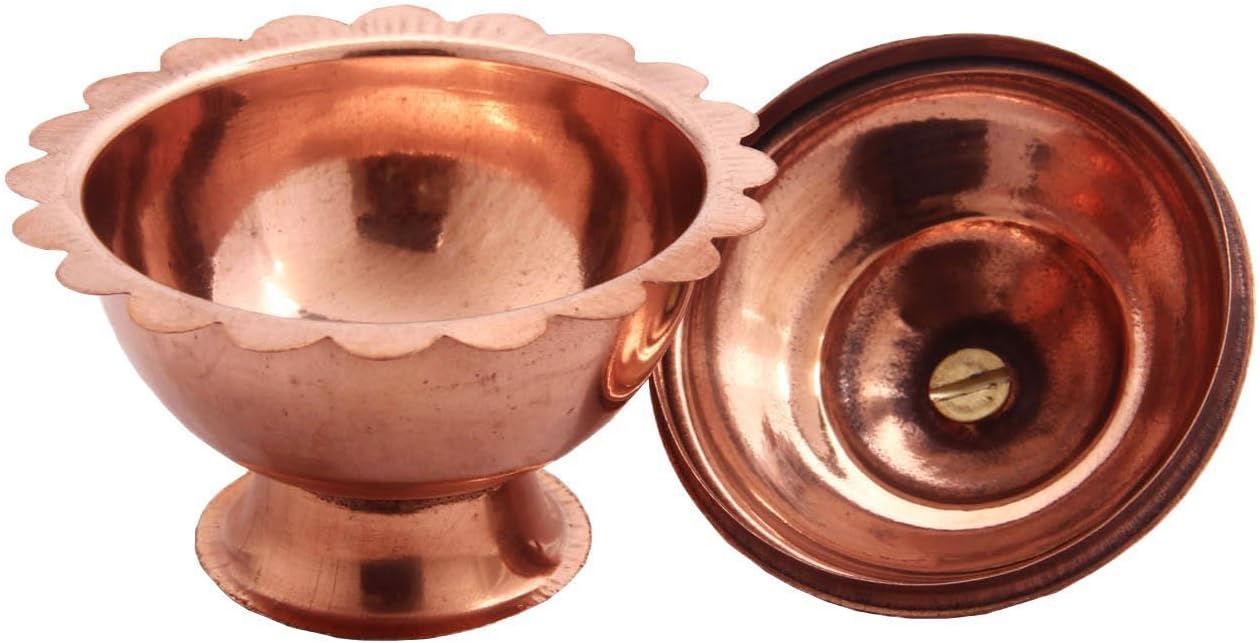 Starnk Handmade Kumkum Box/Kumkum Holder/Dabbi, Aarti Thali Decoration Dabbi, Kumkum Holder, Women's Accessories