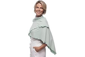 Coolibar Sun Blanket - UPF 50+ Sun Protection - Savannah in Misty Aqua