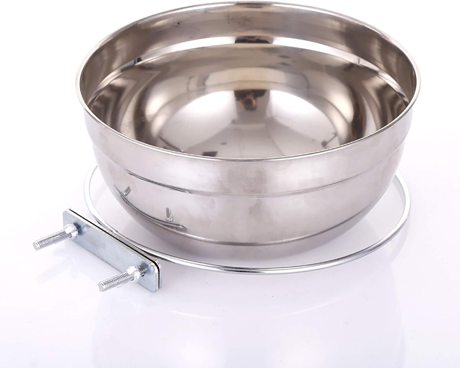 Crate Dog Bowl, Stainless Steel Removable Food Bowl Crate