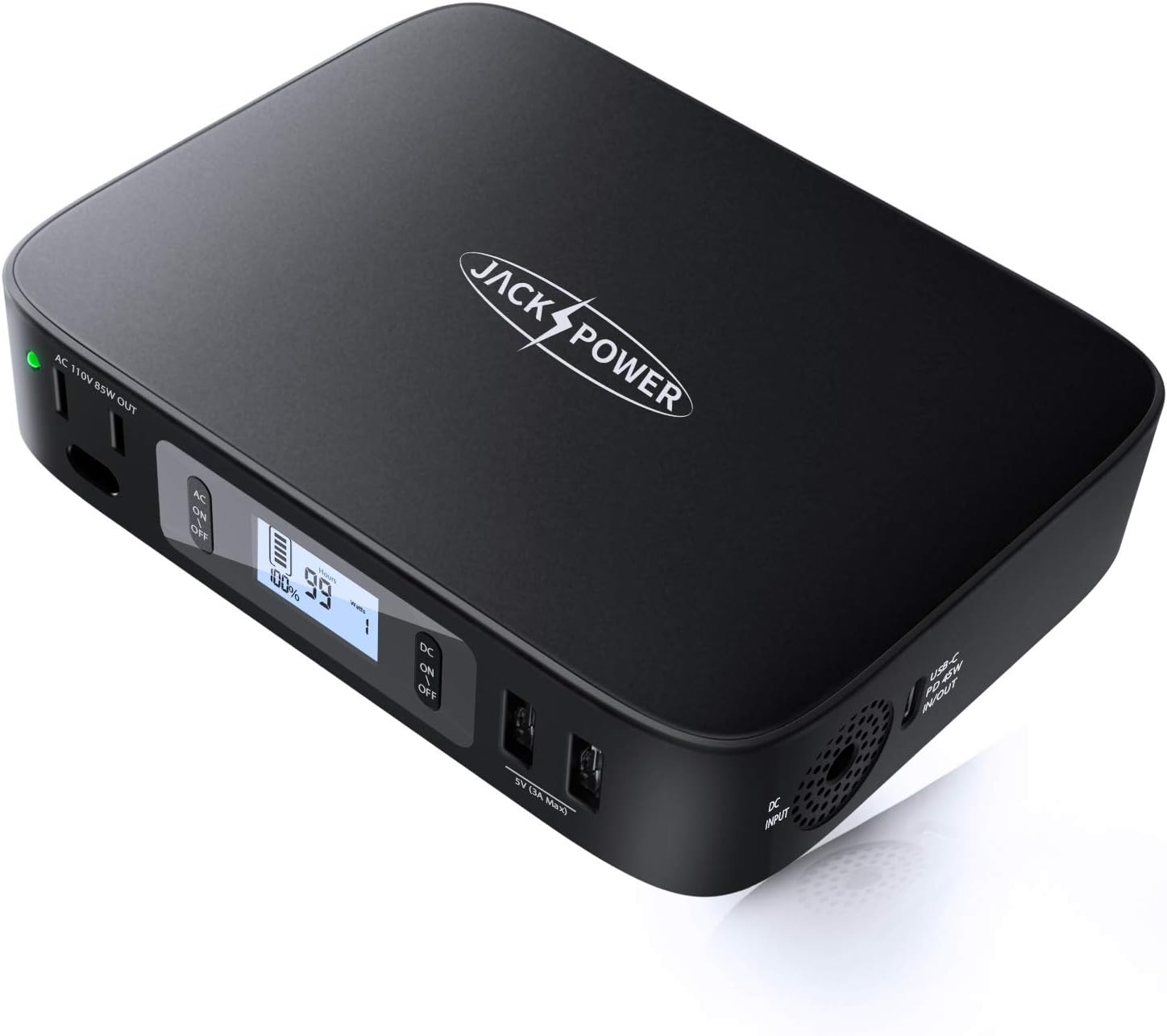 Laptop Power Bank, RYOKO 27000mAh Portable battery Charger with AC 85W Output, Dual USB and Type-C Phone Charger Battery Pack, High-Speed Portable Charger for iPhone Laptop Tablet Camera and Nintendo.