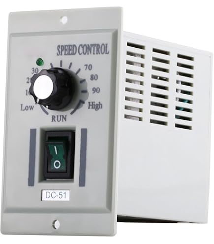 DC 0-90V Motor Speed Controller - Variable Adjustable Knob, AC 110V Input, For DC Motors Only 8 thumbnail image