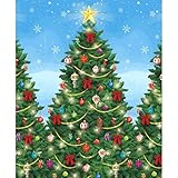 Christmas Decoration Evergreen Wall Scene Setter | Plastic