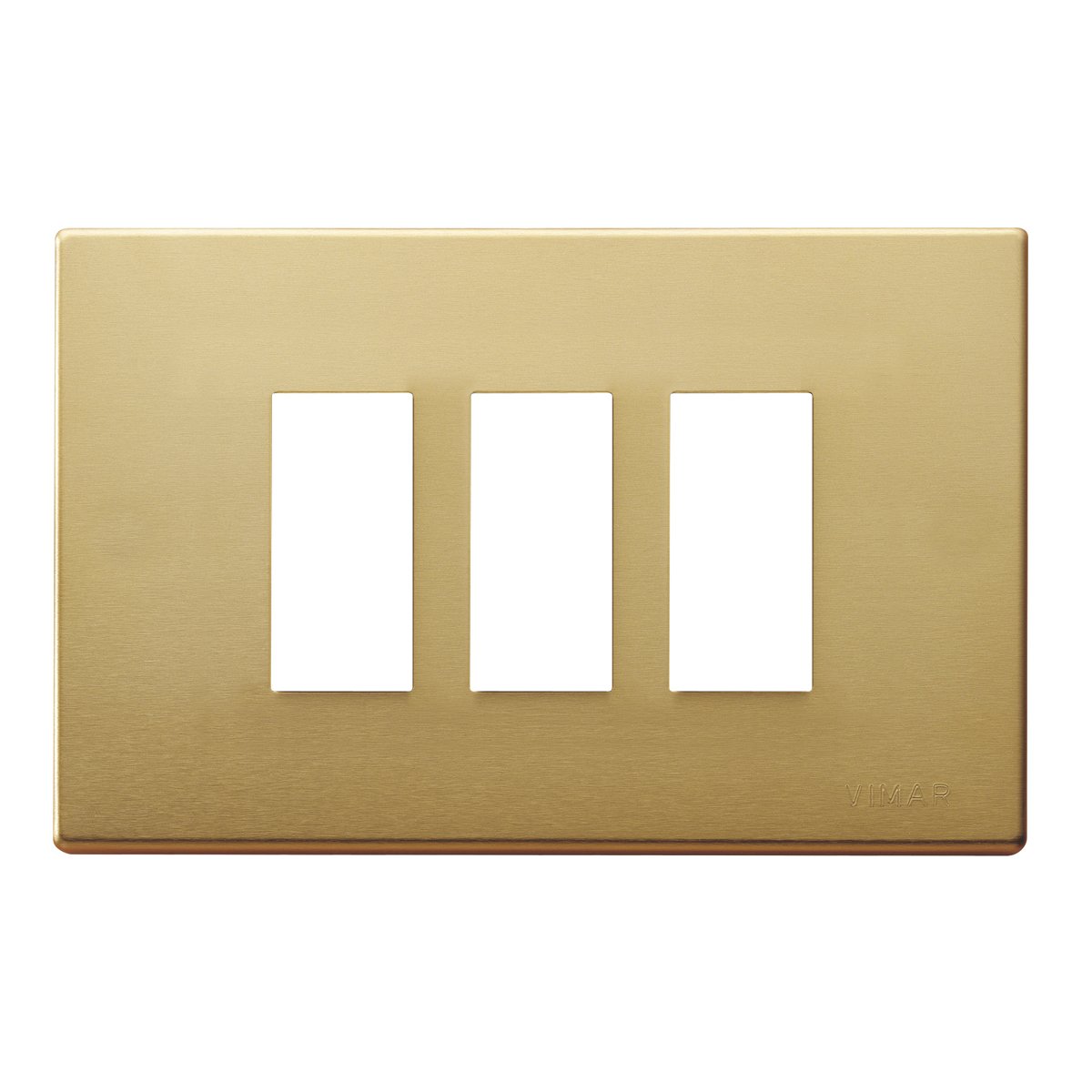 PLACCA 3 M allum. Scatto Bronzo 08637. BR