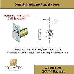 Dynasty Hardware Storeroom Door Lock Keyed Lever
