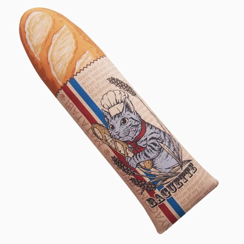 Baguette Cat Toys, Cat kicker Toys, Handmade Cat Toys