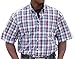 Cinch Men's Mini Plaid Short Sleeve Shirt 3Xl - Mtw111180xwht