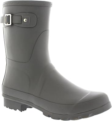 mens ankle high rubber boots