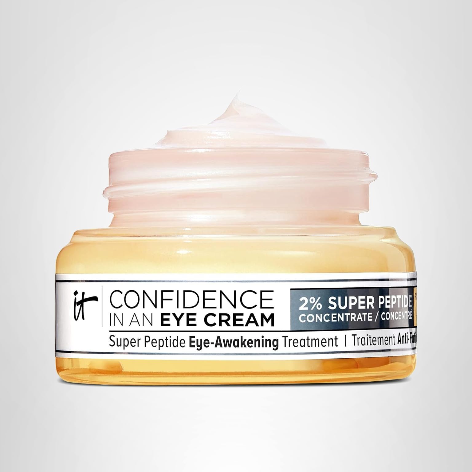 IT Cosmetics Confidence in an Eye Cream - Anti Aging Peptide Eye Cream for Dark Circles & Wrinkles, Lightweight 48HR Hydration, 2% Super Peptide Concentrate, Smooth & Brighten Undereye, All Skin Types