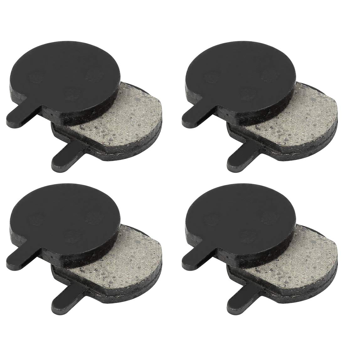 X AUTOHAUX 4 Pair Semi Metal Bike Bicycle Resin Disc Brake Pads Black 28x22mm