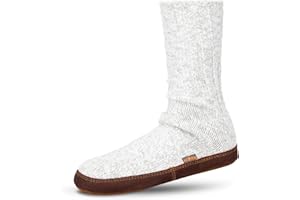 Acorn Mens and Womens Original Slipper Socks - Cloud Cushion, Ragg Wool, Moisture-Wicking, Suede Sole