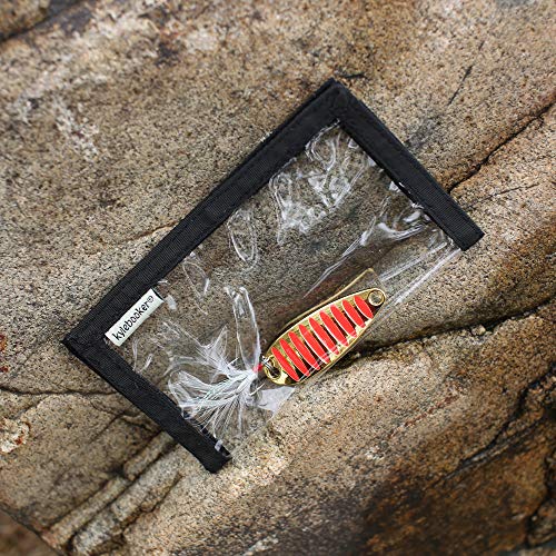 Kylebooker - 4 Paquetes de envolturas para señuelos de Pesca, Cubiertas Protectoras Transparentes de PVC