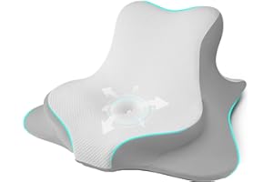 WOGAHEV Reading Pillow for Bed, Lying, Leaning and Prone, Ergonomic Memory Foam Bed Wedge Pillow for Headboard, Chin & Back S