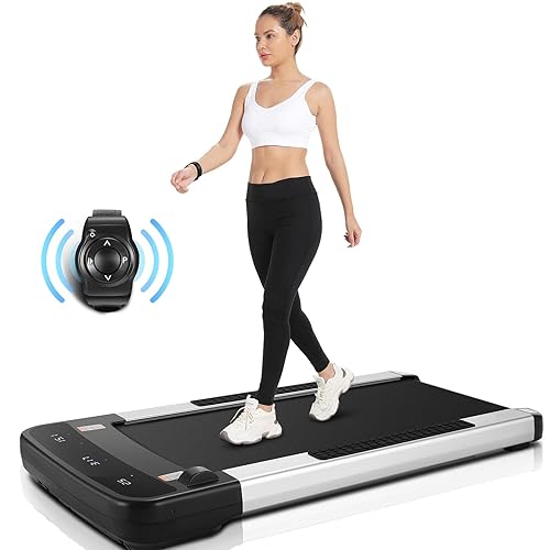 ANCHEER Under Desk Treadmill, 300 lb Capacity Walking Pad