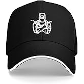 Welder with Crossed Sandwich Cap Funny Baseball Cap Men Adjustable Dad Hat Black Trucker Hats Fashion Vintage Golf Hat for Men Women