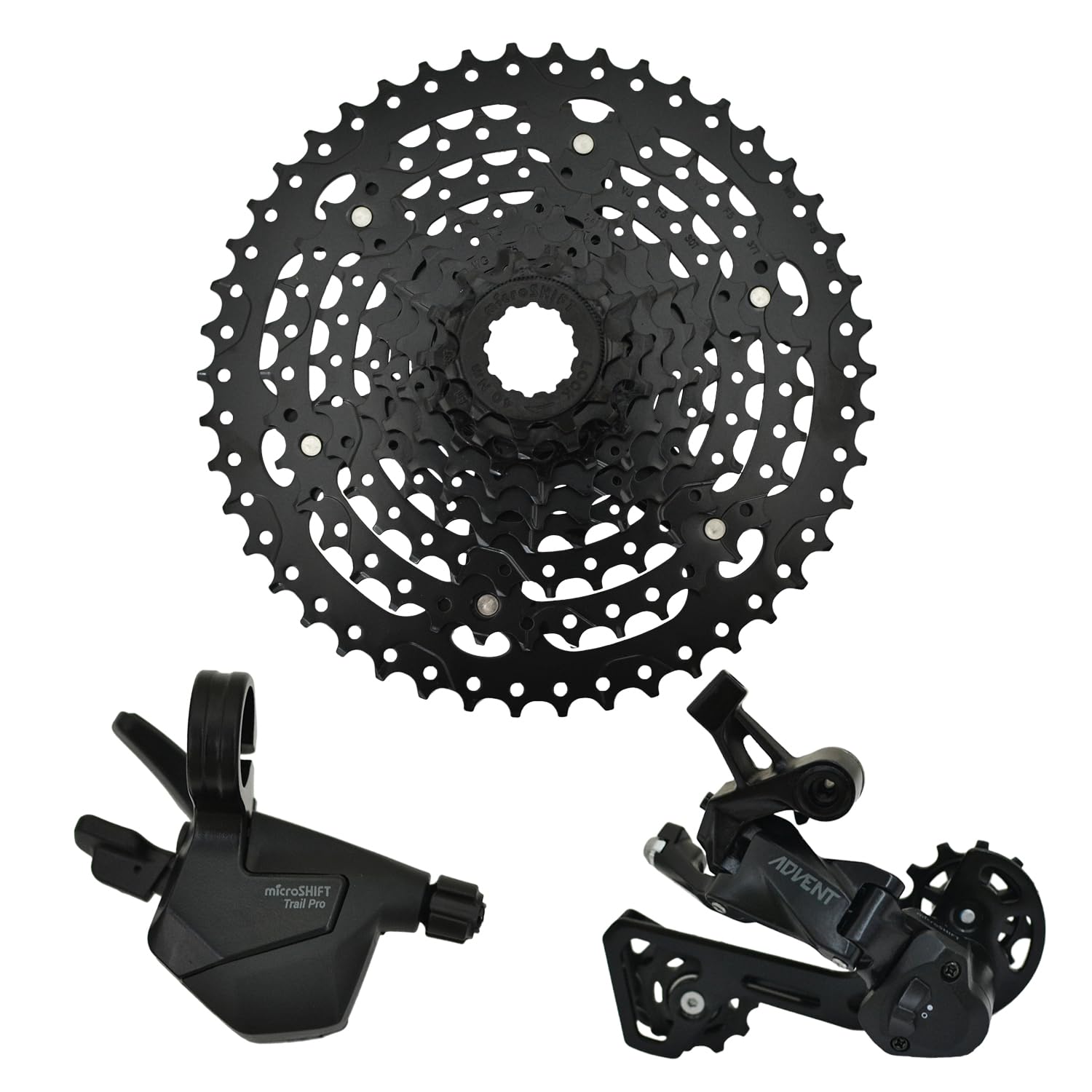 microSHIFT ADVENT 1x9 Speed 11-46T MTB Groupset Designed to Survive, MIS2817
