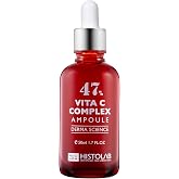 HISTOLAB 47% Vita C Complex Ampoule (50ml/1.7 fl. oz.) | Brightening Facial Ampoule | Hydrating &amp; Skin-Conditioning