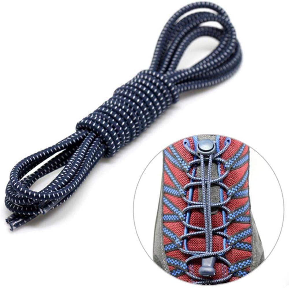 Elastic NoTie Locking Shoelaces Shoe Laces With Buckles For Sport