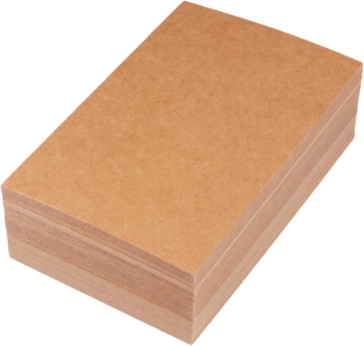 NUOBESTY 100Pcs Kraft Blank Postcards 6X4 Inch Double-Sided Memo Cards for DIY Handwritten Greeting Messages Scrapbooking and Creative Notes - Image 3