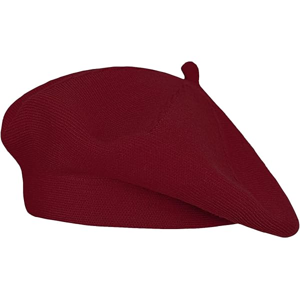 Wheebo French Beret Hat, Reversible Solid Color Beret Cap  display picture 3