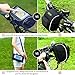 YAZER Bicycle Bags Cycling Cylindrical Portable Bicycle Bike Front Handlebar Bag with Transparent Pouch for Riding and More Outdoor Activities (Dark Blue)