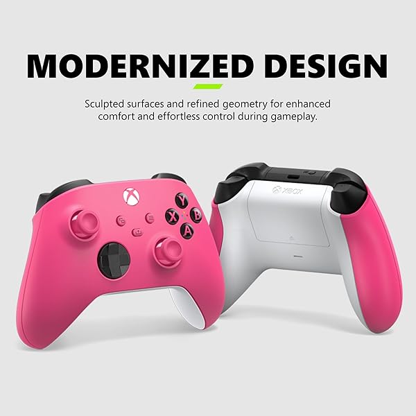 XBOX WIRELESS GAMING CONTROLLER (2025) – DEEP PINK – PLAY ON, WINDOWS, ANDROID, IOS, FIRETV STICKS, SMART TVS, VR HEADSETS