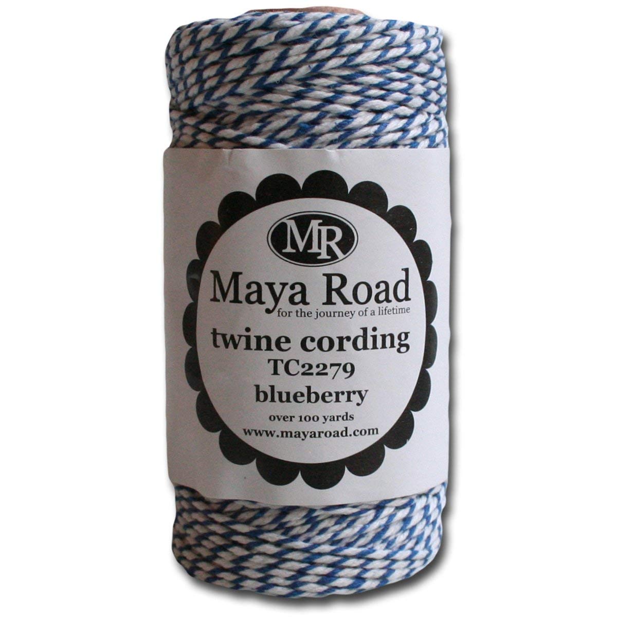 Maya Road Twine Cording 100 yd-Blueberry