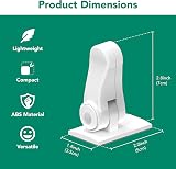 moonybaby 4 Pack Lightweight Door Lever Safety Lock White view 6