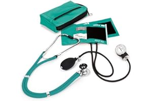 Prestige Medical Aneroid Sphygmomanometer/Sprague-Rappaport Kit, Teal