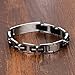 Personalized ID Men Bracelets Stainless Steel Engraved Bangle Bracelets for Mens Jewelry (BA1366XQ)