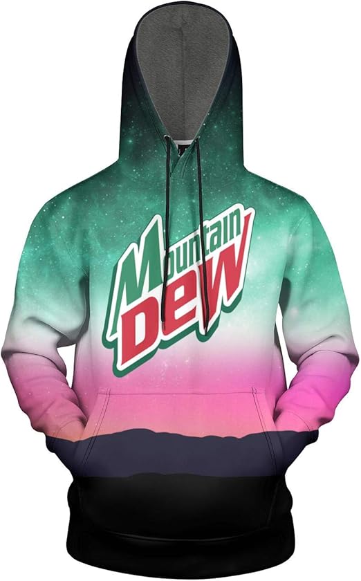 3D Printed MTNMountainDewLogo Men Women Hoodies Novelty