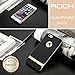 iPhone 6s Case,iPhone 6 Case,ROCK [Royce Series] - Dual Layer Ultra Thin Slim Case Cover for iPhone 6s/iPhone 6 4.7 inch - (Black + Champagne Gold)