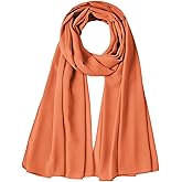 Ftoronaly Chiffon Hijab Scarf for Muslim Women Shawl Wrap for Wedding Party Evening Dress Summer Sun-proof Coverup