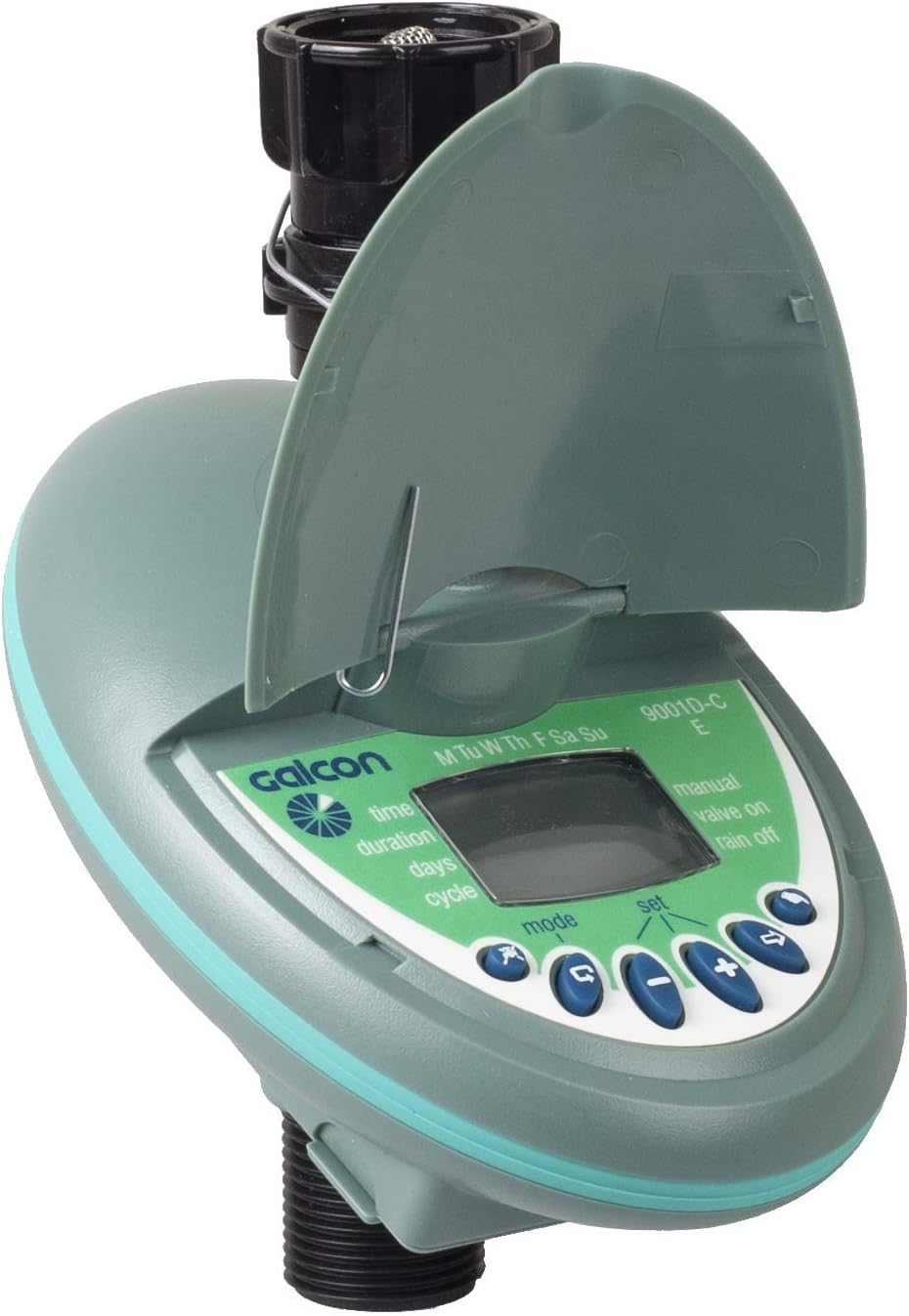 Galcon GAH2S6912PB 9001D Garden Programmable Drip Irrigation kit Watering Timer for Hose End, with Weekly & Daily Programming LCD Display and Rain Delay, UV-Resistant : Automatic Lawn Irrigation Controllers : Garden & Outdoor