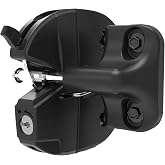 D&amp;D LL3ABRND LokkLatch Round Post Lockable Gate Latch, External Access Button