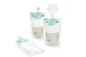 Spectra - Simple Store Milk Collection Bags 200 ml - Hygenic Double Lined Leak Free Insulation - Convenient Milk Storage for Busy Moms - 10 Count