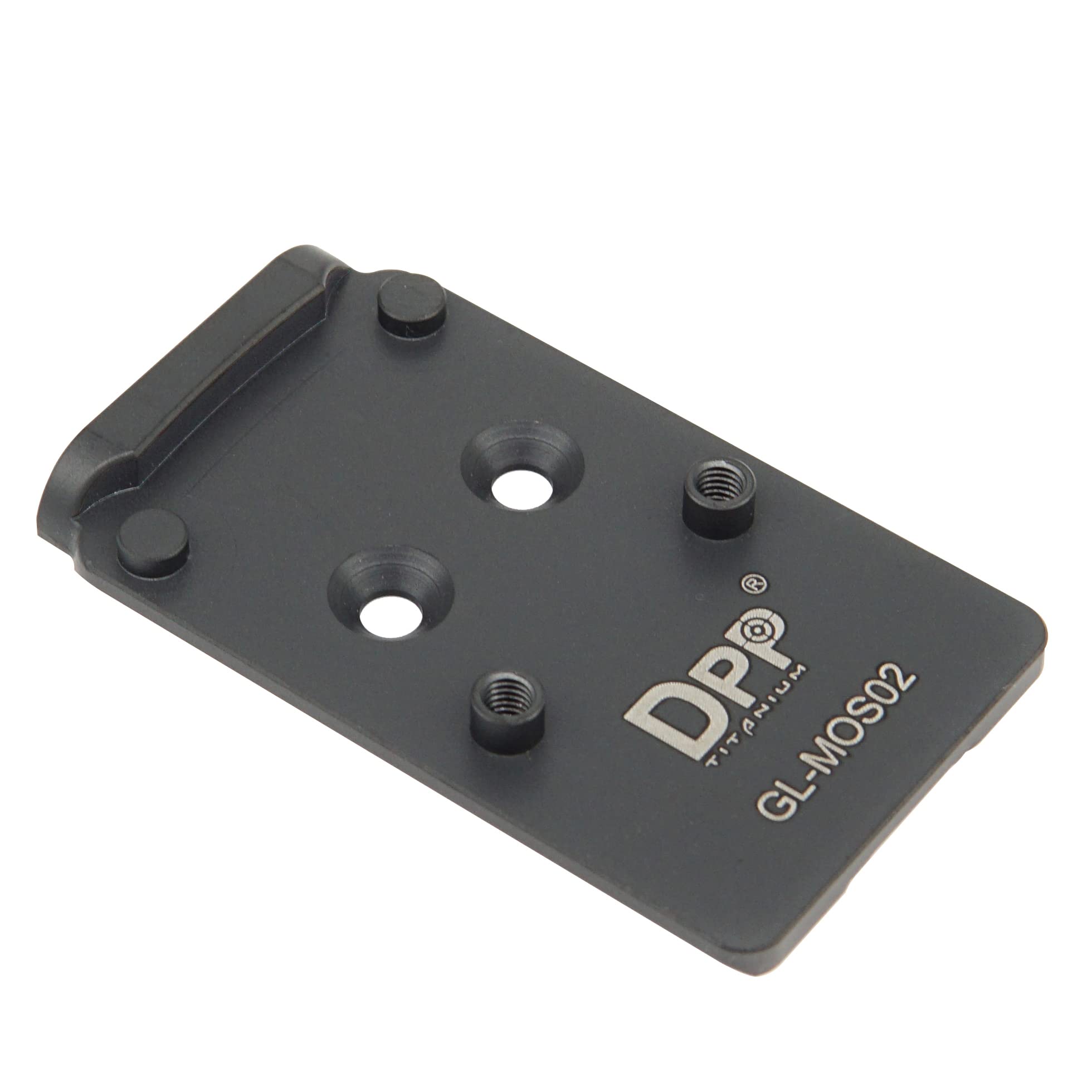 Photo 1 of DPP Titanium Adapter Plate Compatible with Glock 17 19 MOS Holosun 407/507C/508T Trijicon RMR/SRO