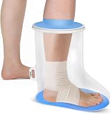 YUNCHI Waterproof Foot Cover Shower Cast Protector for Adults M view 1
