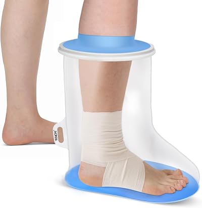 YUNCHI Waterproof Foot Cover Shower Cast Protector for Adults M