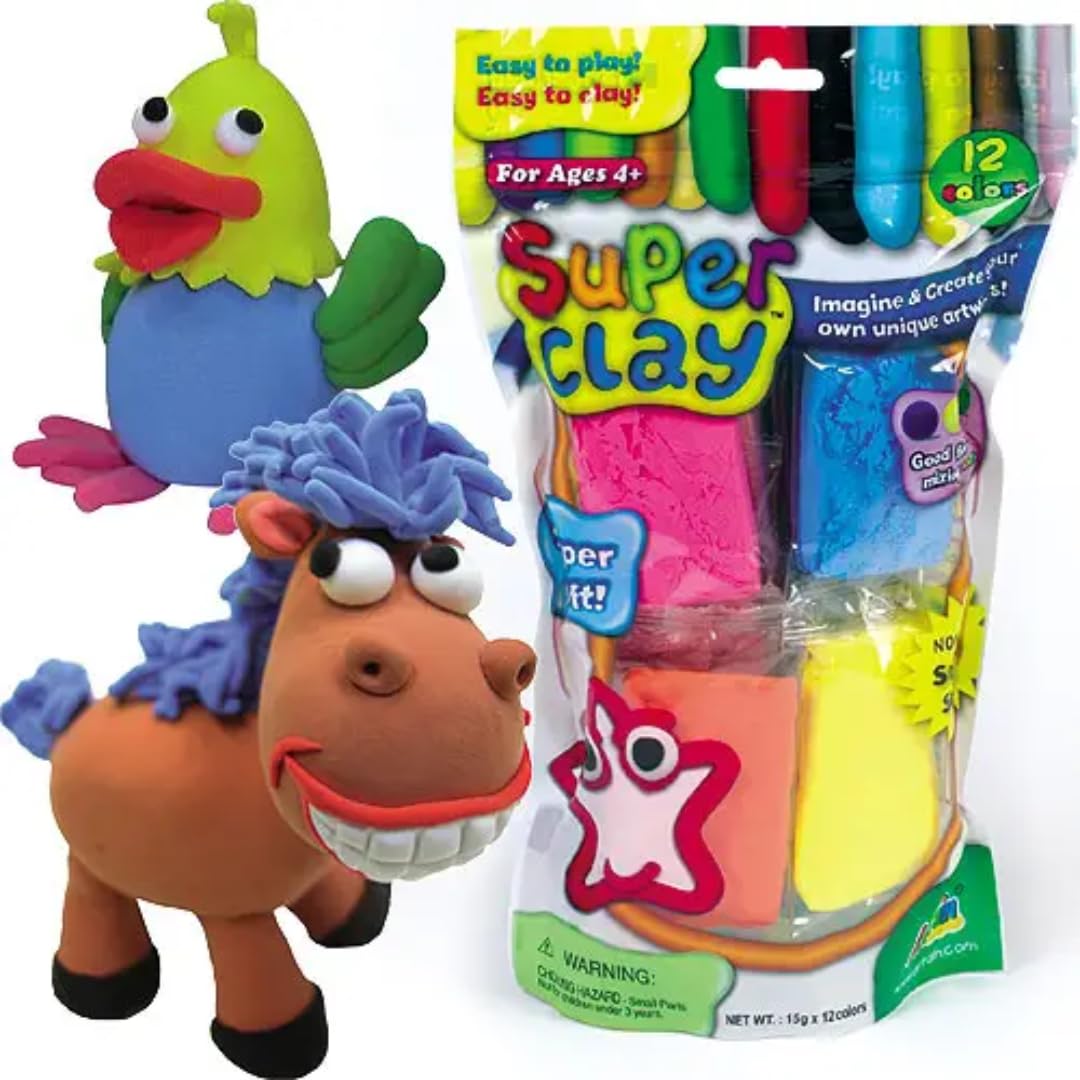 Baker Ross ET114 Superclay Value Pack (Per Pack)